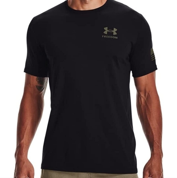 Under armor men's Activewear freedom flag tee - Picture 2 of 2